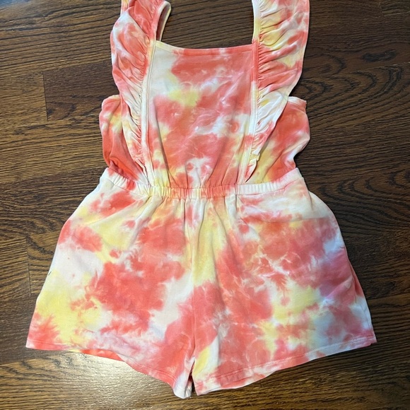 Tucker + Tate girls ruffle romper size 6 like new - Picture 3 of 3